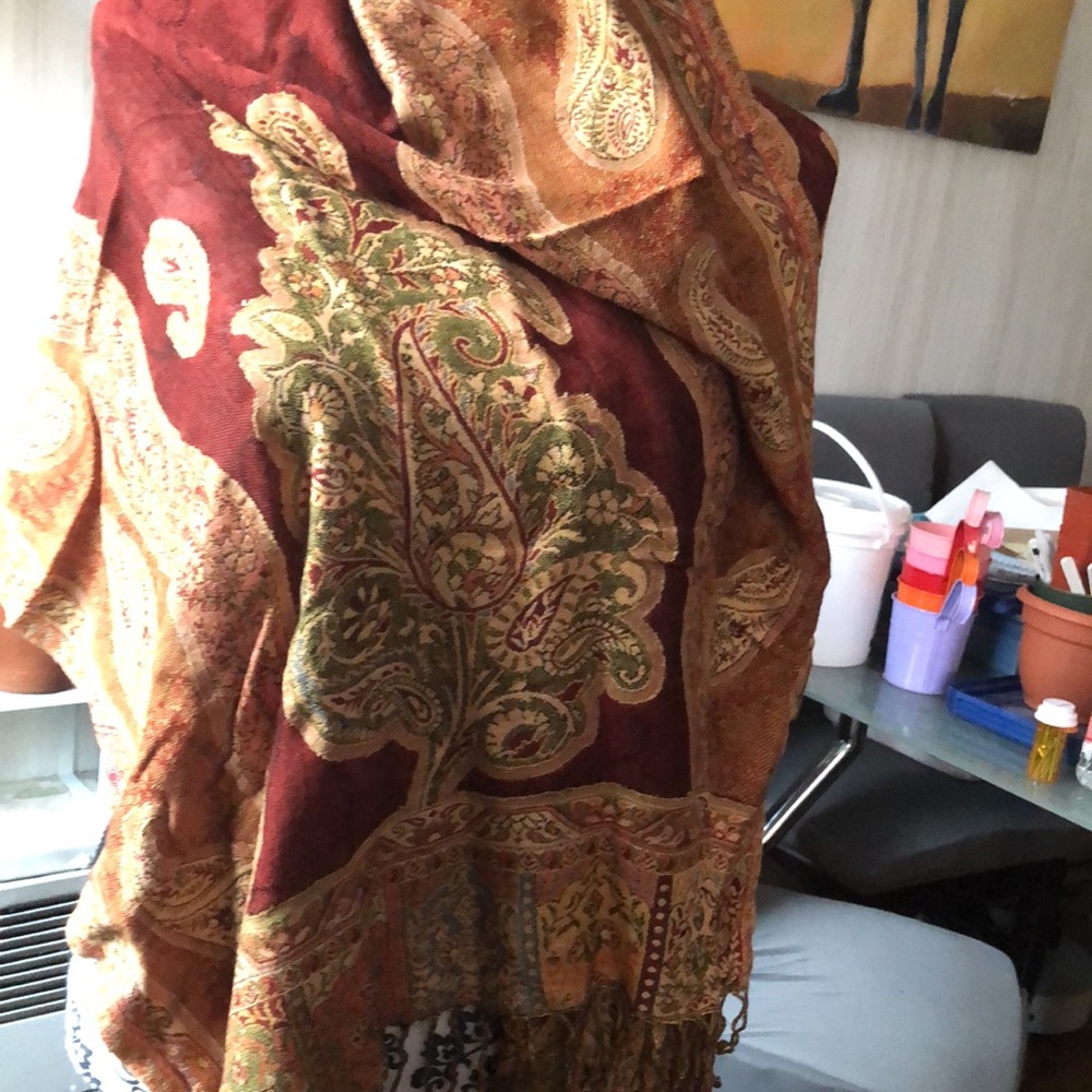 Rust Pashmina - image 2